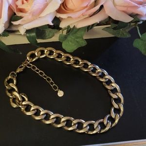 R.J.Graziano gold.tone statement necklace